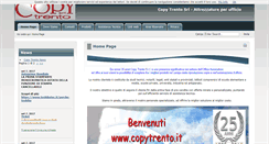 Desktop Screenshot of copytrento.it