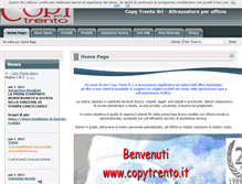Tablet Screenshot of copytrento.it